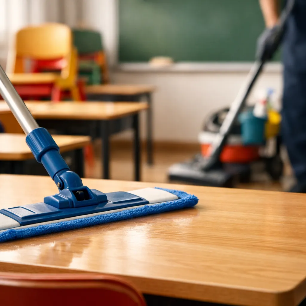 Nettoyage de groupes scolaires et salles de classe par RF Multiservices